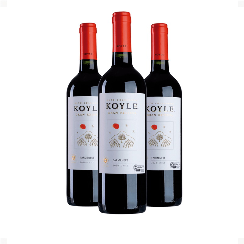 Kit 3 Koyle Gran Reserva Carménèré