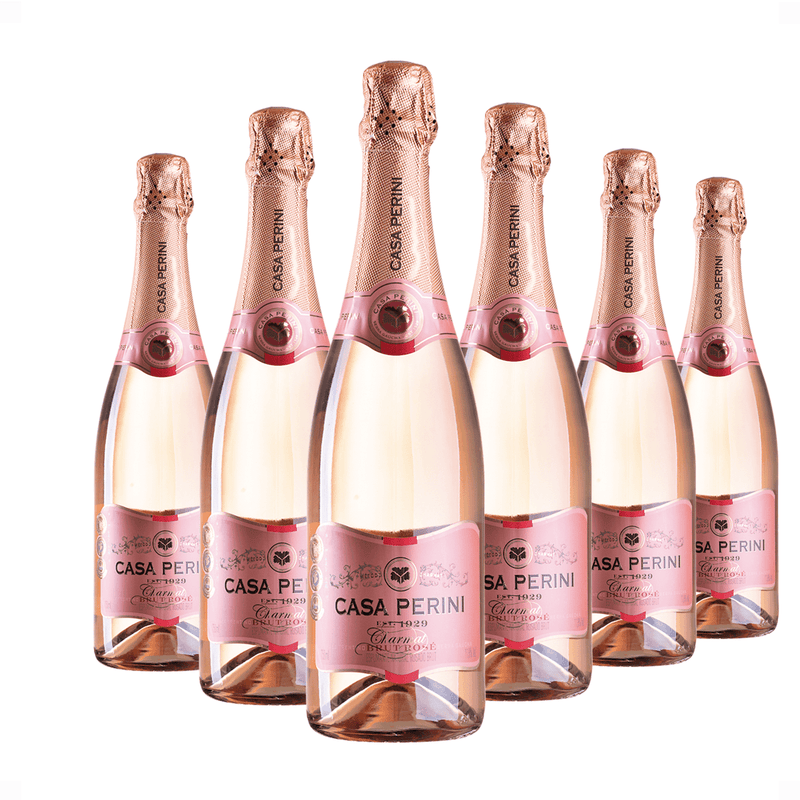 Kit 6 Casa Perini Brut Rosé