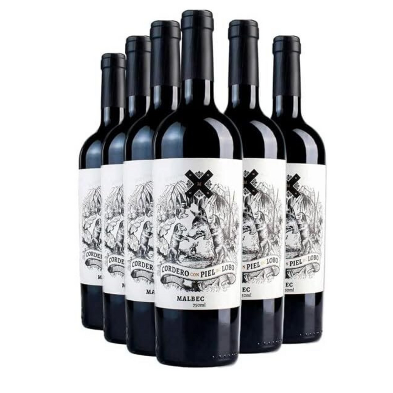 Kit Compre 5 e Leve 6 Cordero con Piel de Lobo Malbec (750 mL)