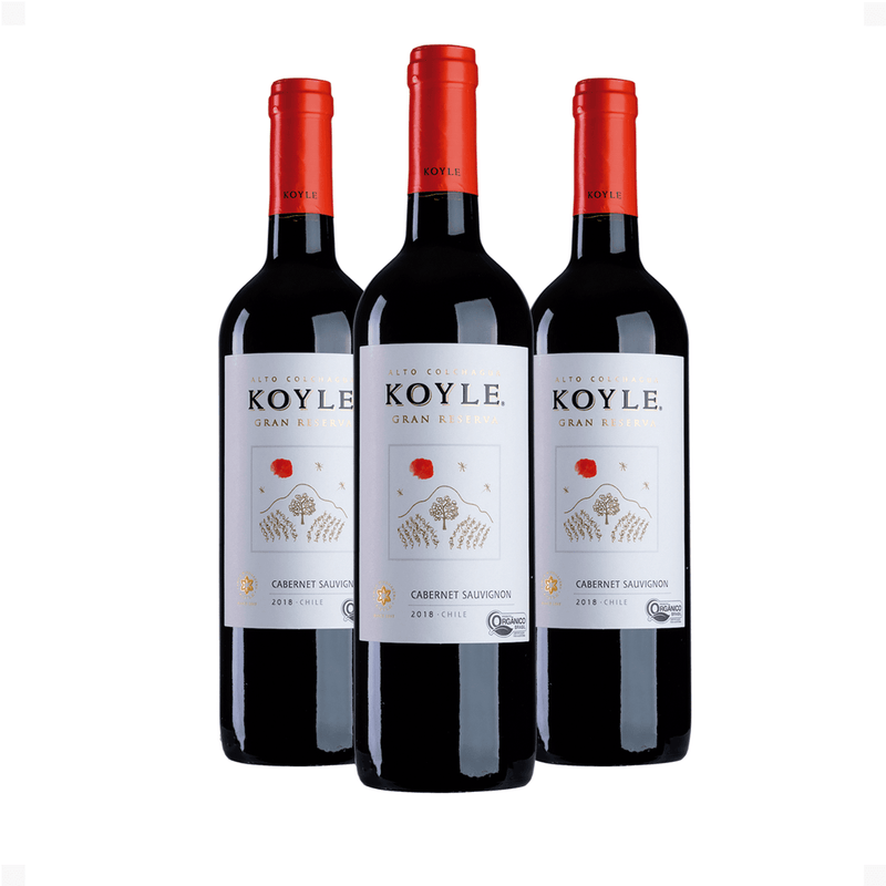 Kit 3 Koyle Gran Reserva Cabernet Sauvignon
